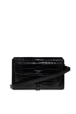 Black Leather Belt Wallet ‘Mini’ Dolce & Gabbana