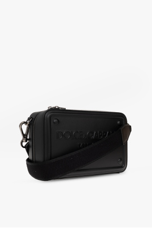 Dolce & Gabbana Coats Black Shoulder bag with logo