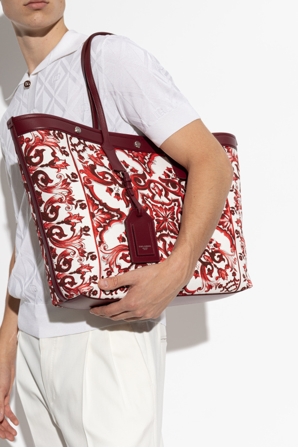 Dolce & Gabbana Bag 'Atene' with 'Majolica' pattern
