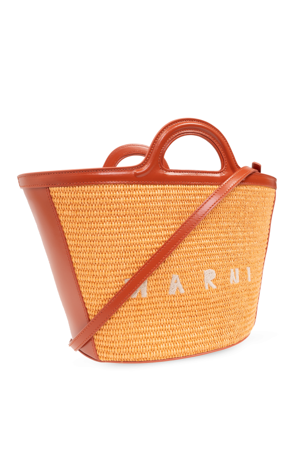 Marni Tropicalia fringed bag - Orange