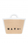 marni hooded colour-block two-tone cashmere jumper