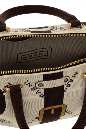 Marni Diablito ‘Cubic’ shoulder bag with logo