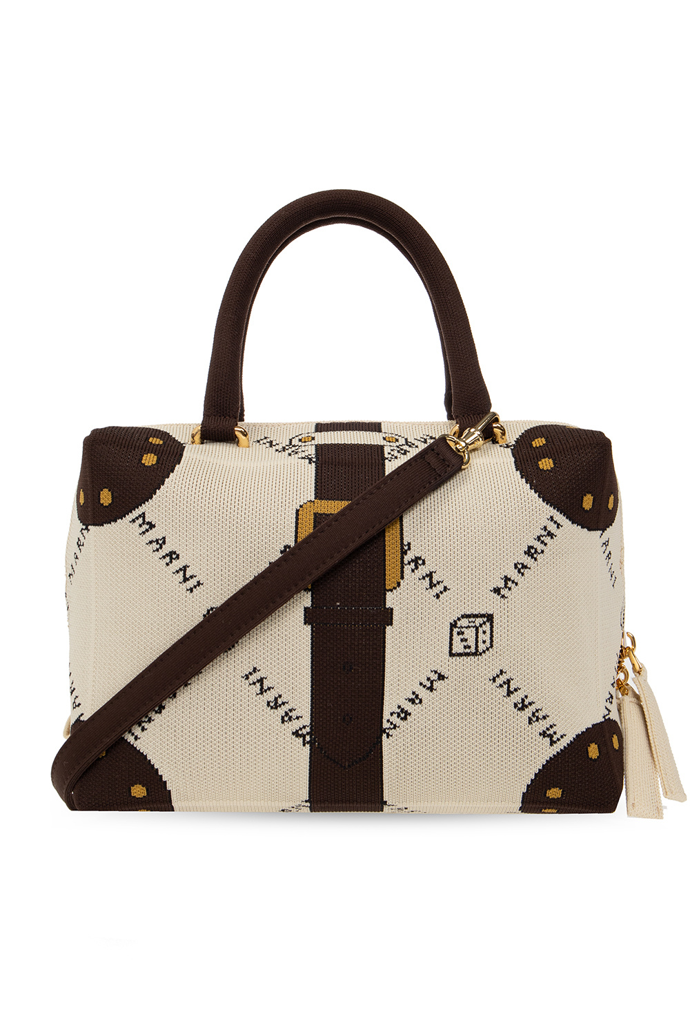 Marni ‘Cubic’ shoulder bag with logo