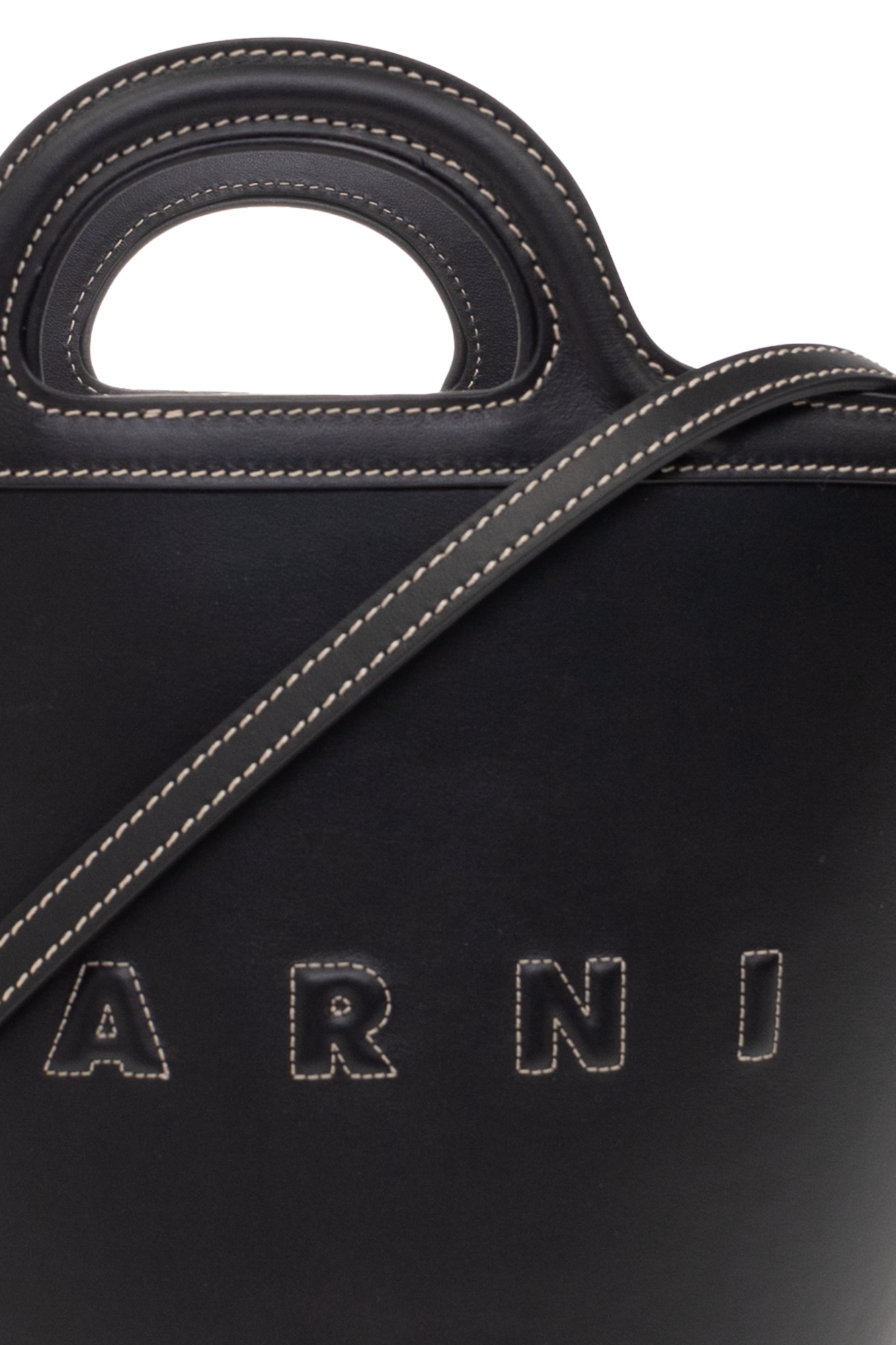 Marni Navy & Black Mini Crossbody Bag