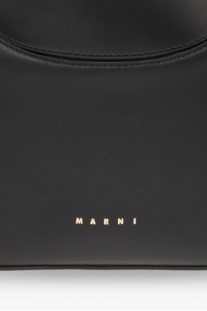 Marni Marni logo-print two-tone messenger bag