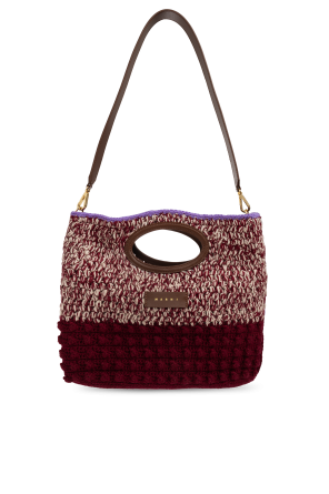 Bolso de lana con logo