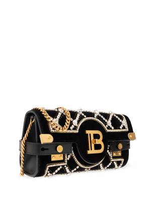Balmain ‘B-Buzz 23’ velvet shoulder bag