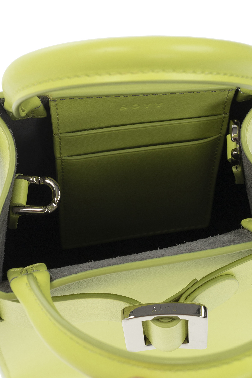 Boyy Lime Bobby Charm Mini Bag in Green