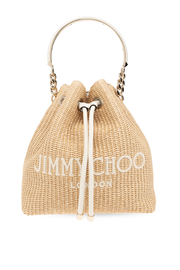 Jimmy Choo ‘Bon Bon’ bucket shoulder chain-link bag