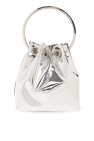 Jimmy Choo SILVER ‘Bon Bon’ bucket shoulder bag