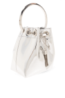 Jimmy Choo SILVER ‘Bon Bon’ bucket shoulder bag