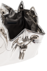 Jimmy Choo SILVER ‘Bon Bon’ bucket shoulder bag