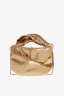 Wandler embossed-logo shoulder houndstooth bag