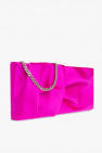 Jimmy Choo neon ‘Bonny’ satin handbag