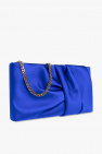 Jimmy Choo BLUE ‘Bonny’ satin handbag