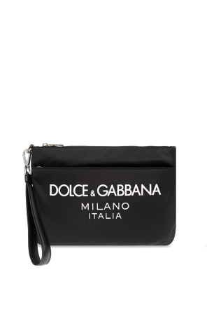 Dolce & Gabbana DG logo zip purse Schwarz