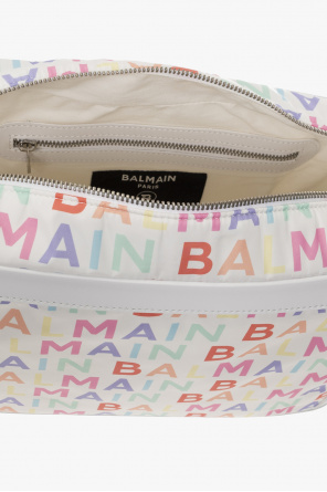 Balmain Kids Balmain League monogram-print backpack