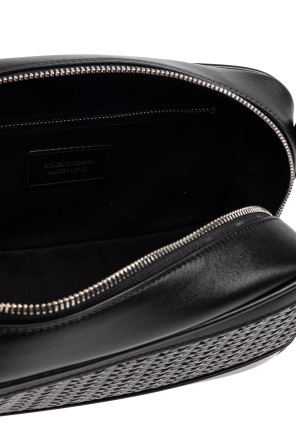 Dolce & Gabbana Necessaire de couro com logótipo