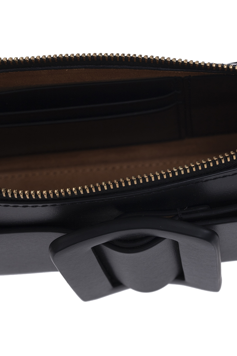 Buy Boyy Buckle Leather Pouchette - Black At 47% Off