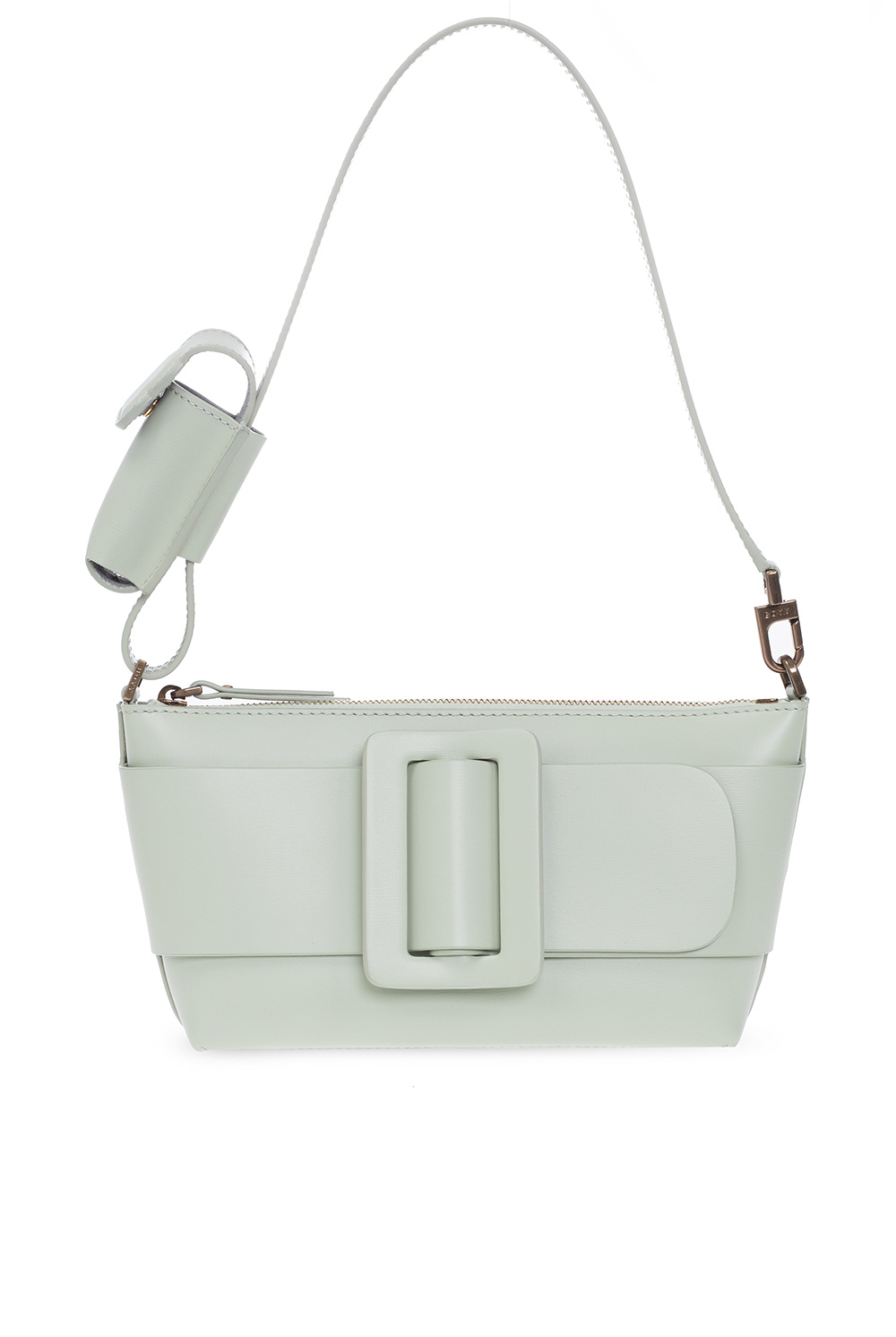 Boyy Pouchette Buckle Detailed Chained Shoulder Bag In White