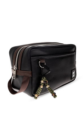 Dsquared2 Bolso de cuero con logo