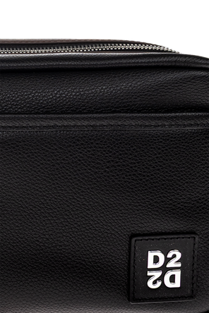 Dsquared2 Bolso de cuero con logo