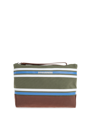 Cosmetic bag with stripe pattern od Dsquared2