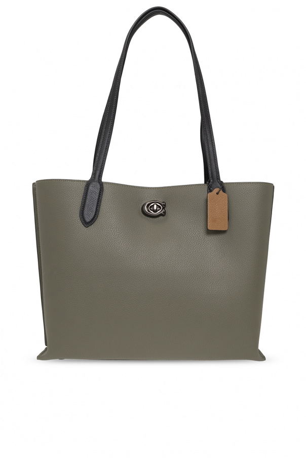 coach arancione ‘Willow’ shopper bag