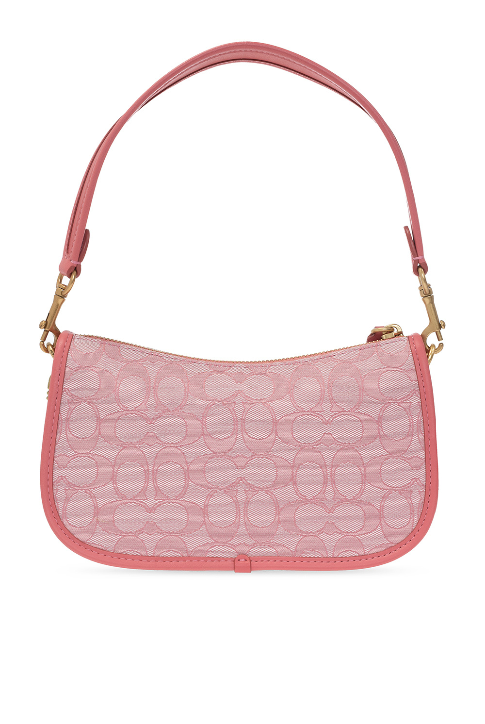 COACH Denim Swinger Shoulder Bag in Pink