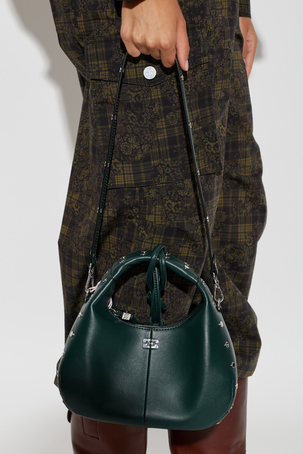 Ganni Eco leather bag finished with studs