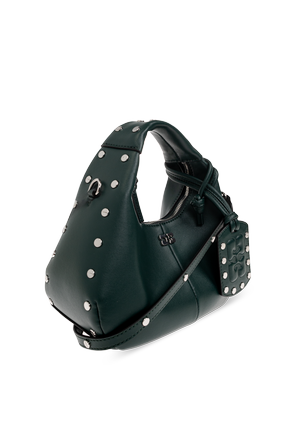 Ganni Eco leather bag finished with studs