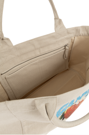 Ganni Tasche mit buntem Aufdruck