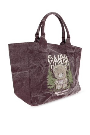 Ganni Bag with colorful embroidery