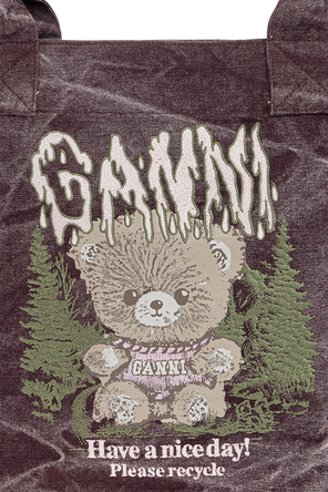 Ganni Bag with colorful embroidery