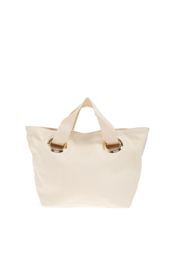 Chloé Kids Bolso de mano con logo bordado