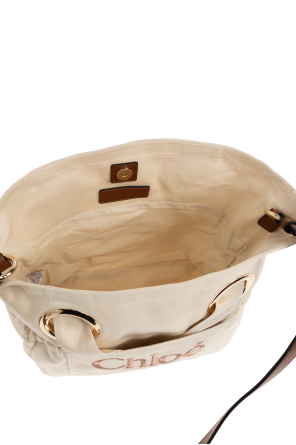 Chloé Kids Bolso de mano con logo bordado