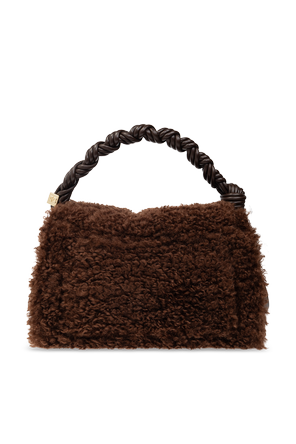 Ganni Bolso peludo con logo