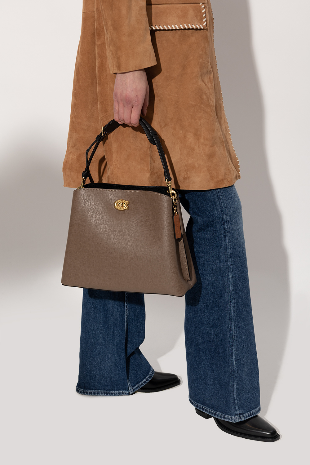 Buy Coach Brown Willow Medium Shoulder Bag for Men Online @ Tata