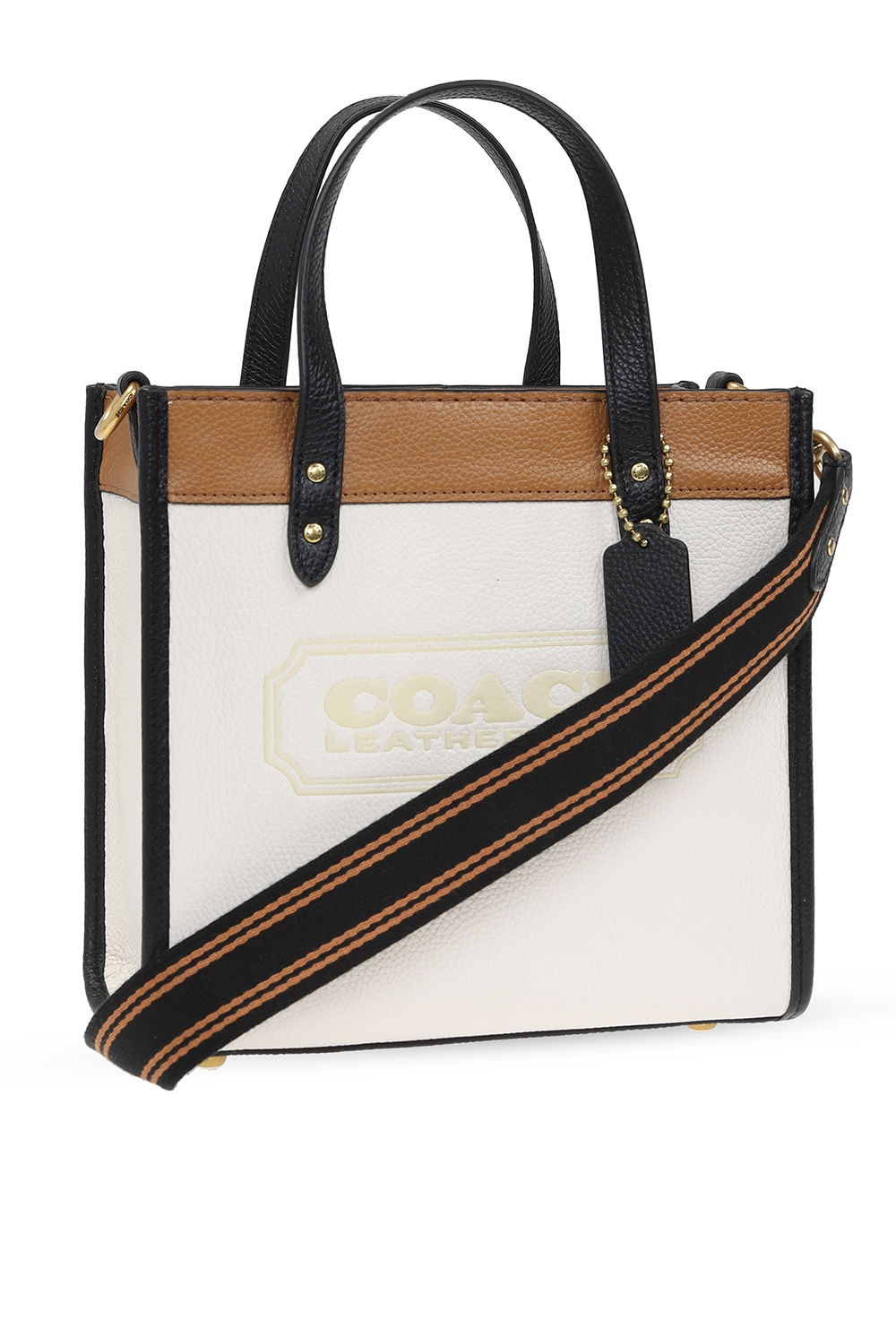 COACH Field 22 Logo Canvas Tote Bag in Pink