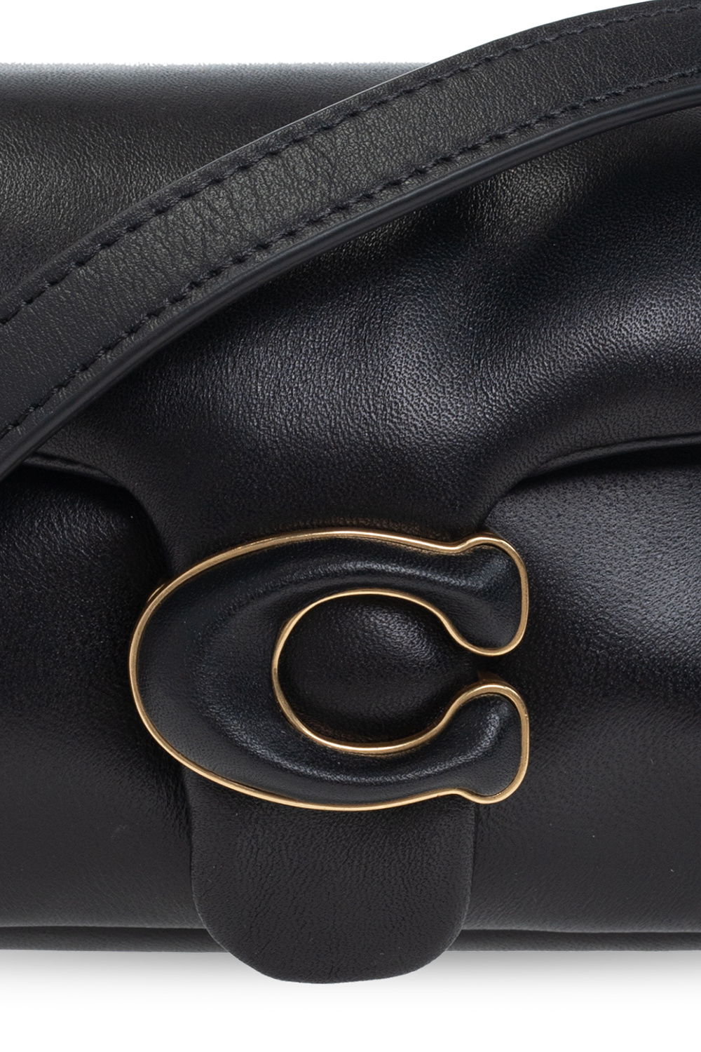 COACH Pillow Tabby 18 black leather cross-body bag