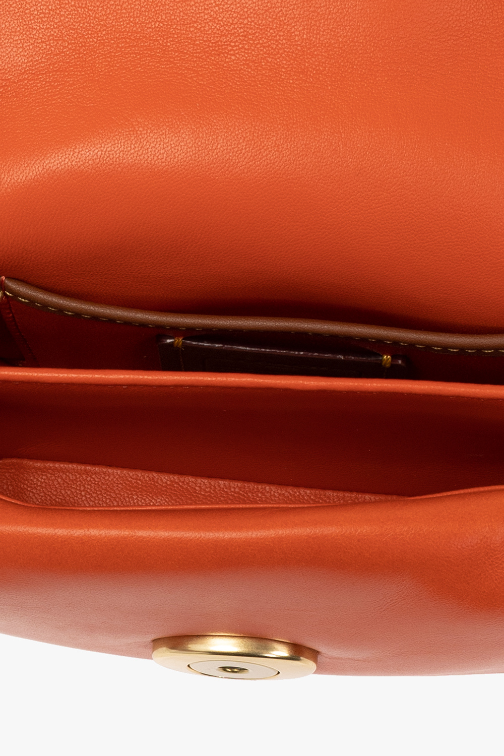 COACH Leather Pillow Tabby Cross-body Bag in Orange