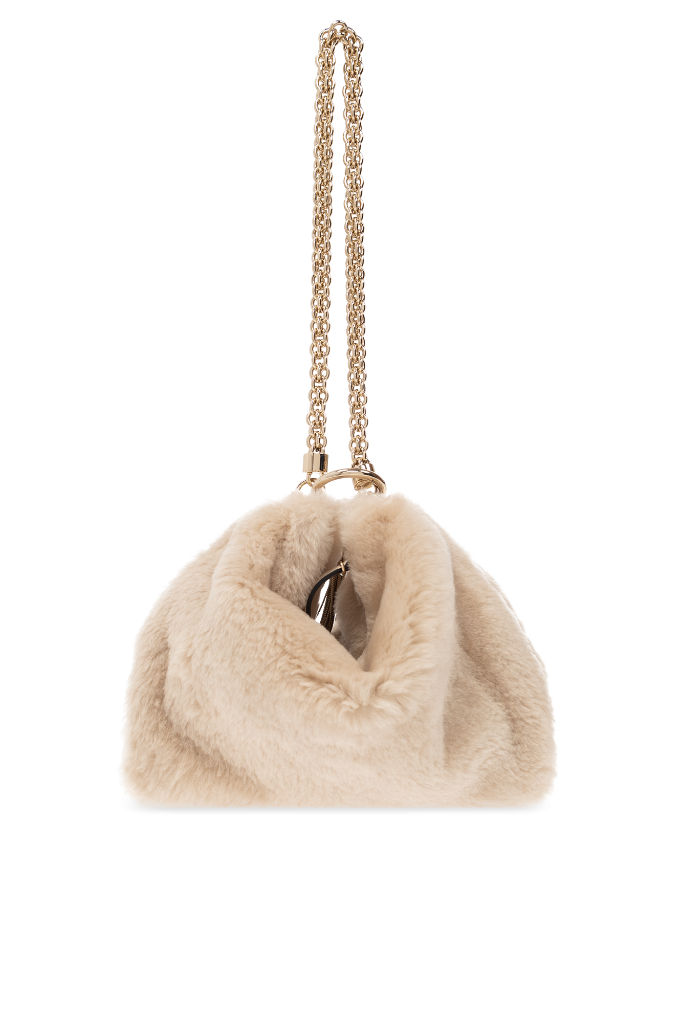 Jimmy Choo ‘Callie’ fur shoulder bag