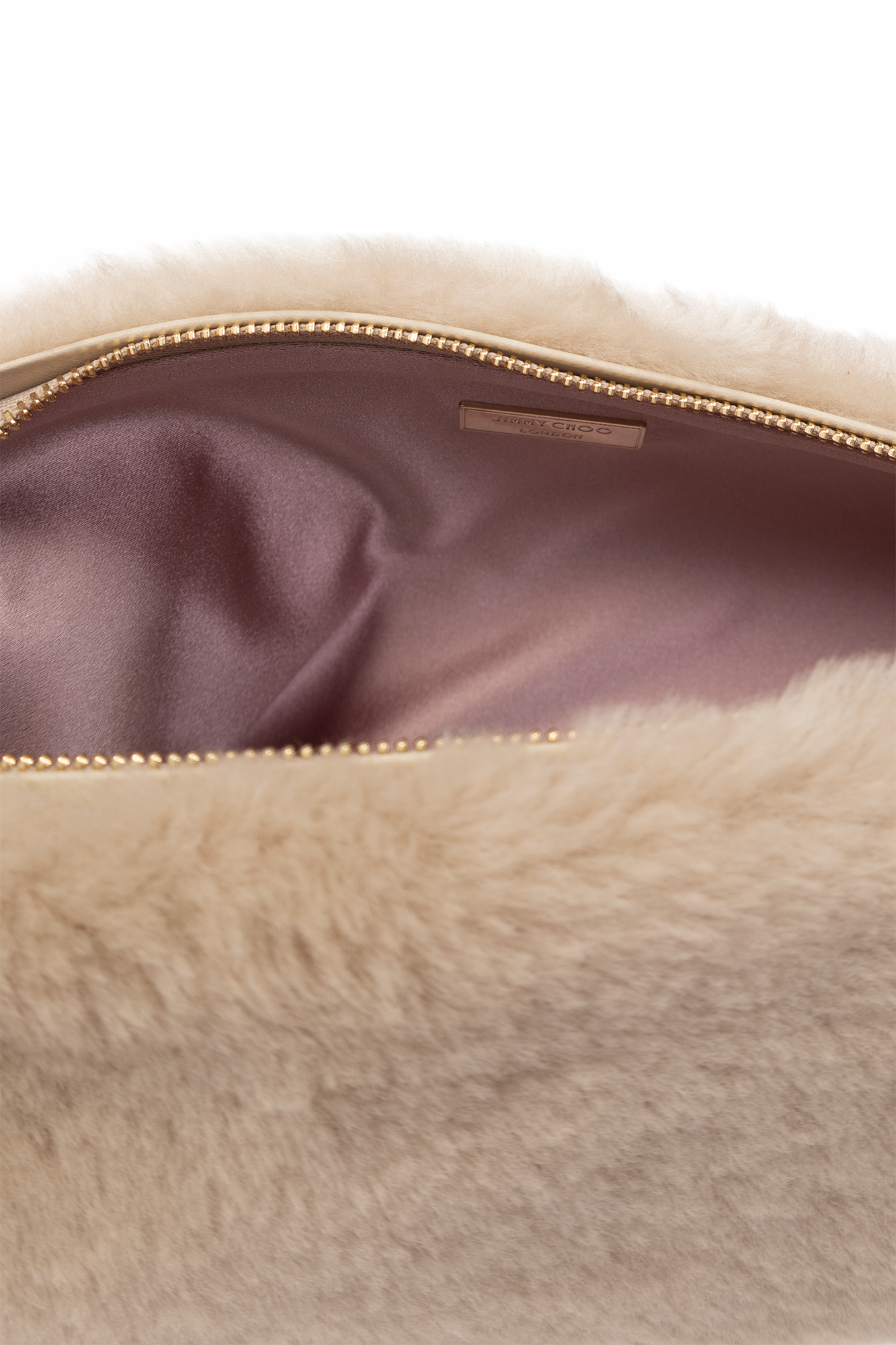 Jimmy Choo ‘Callie’ fur shoulder bag