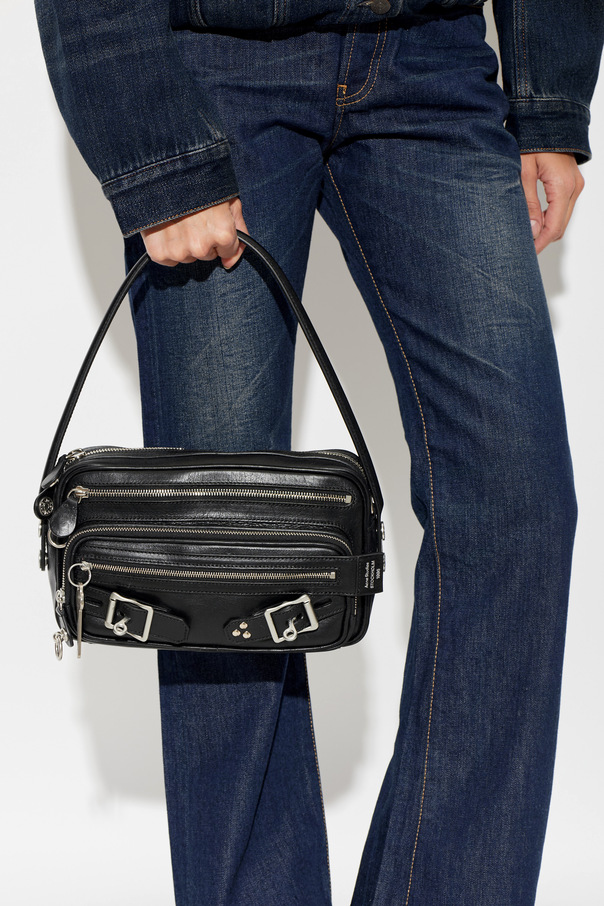 Acne Studios Leather bag with ‘vintage’ effect