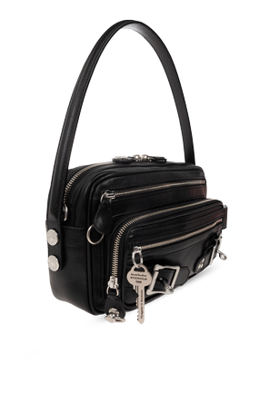 Acne Studios Leather bag with ‘vintage’ effect
