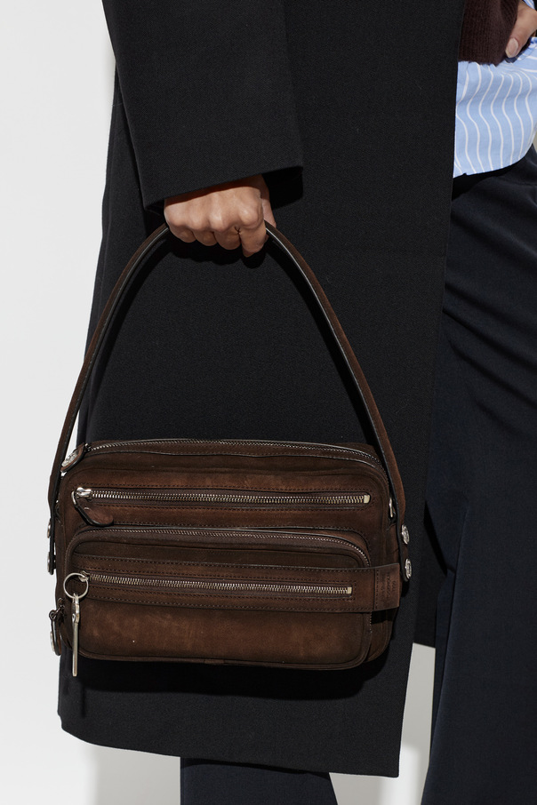 Acne Studios Suede bag with a ‘vintage’ effect