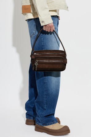 Acne Studios Suede bag with a ‘vintage’ effect