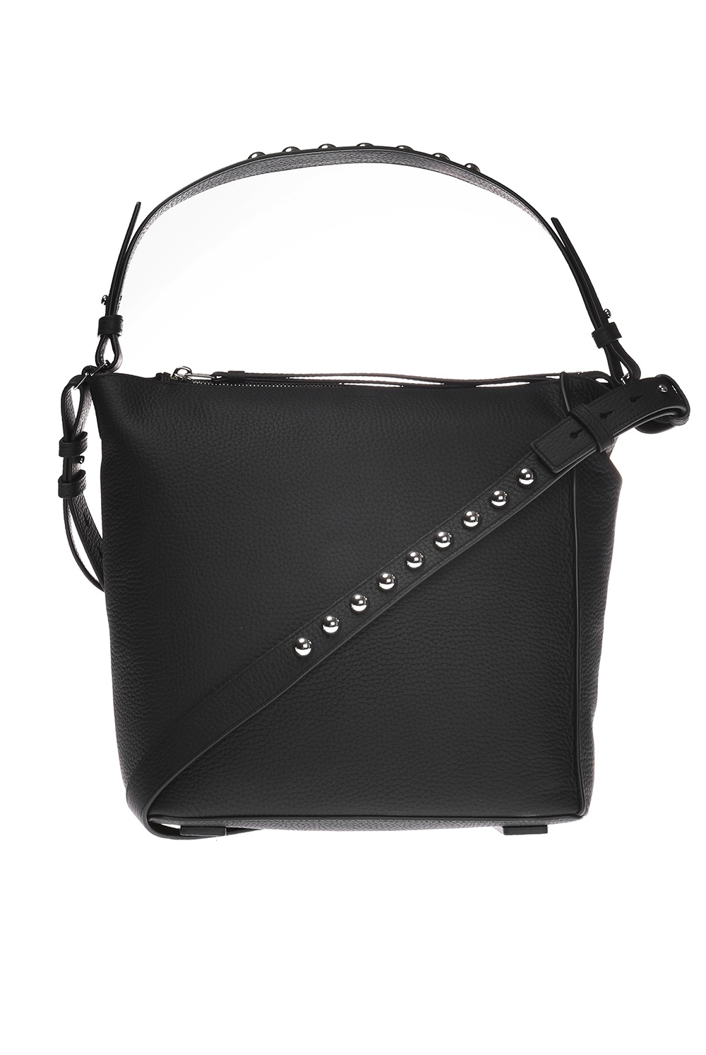 allsaints cami leather shoulder bag