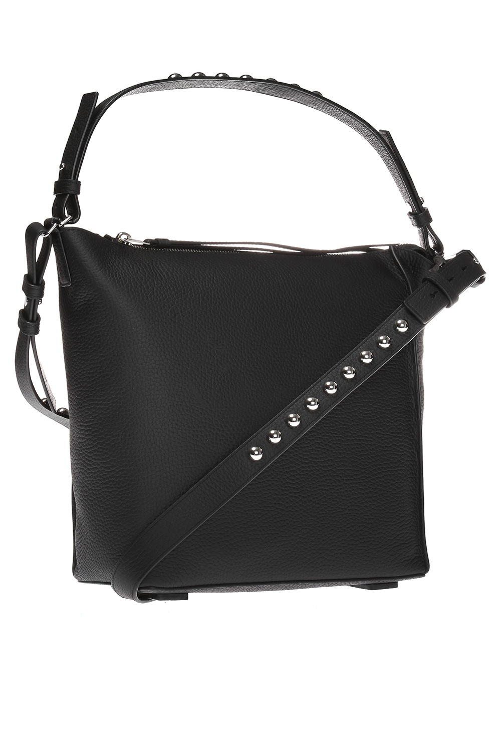 allsaints cami leather shoulder bag