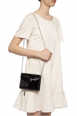 ‘candy’ shoulder bag with a logo od Jimmy Choo